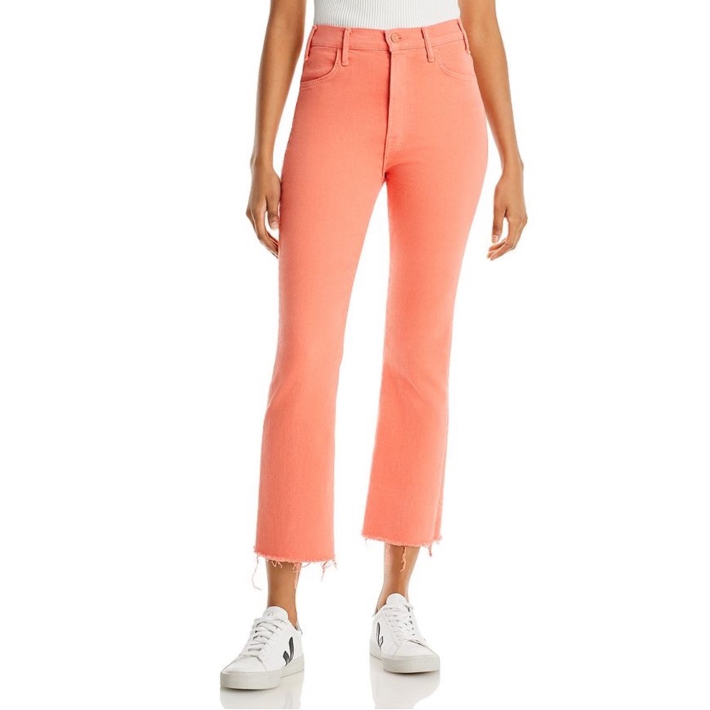 MOTHER Coral Crop Ankle Jeans